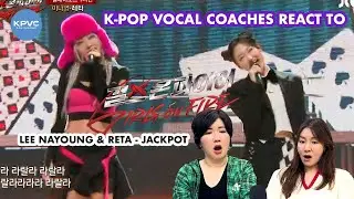 K-pop Vocal Coach reacts to GIRLS ON FIRE - JACKPOT (LEE NAYOUNG, RETA Block B cover)