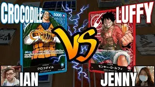CROC VS LUFFY | One Piece Card Game Battle [Starter Decks]