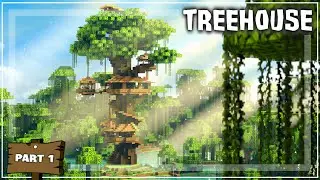 Minecraft: How to Build a Treehouse - (Tutorial #1)