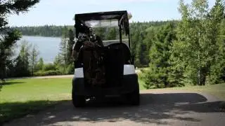 Golf Riding Mountain National Park near Clear Lake, Manitoba.