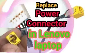 How to Replace the Power Connector on a Lenovo ThinkPad Laptop | DIY laptop repair