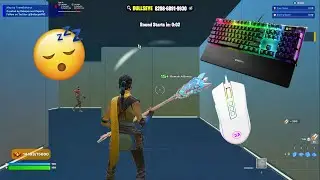 Steel Series Apex Pro ASMR 😴 Piece Control 1v1 🏆 Satisfying Chill 🤩 - Fortnite KBM