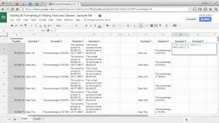 Mixing Text and Values