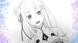 How to draw Emilia | Re:Zero | Step by step Tutorial