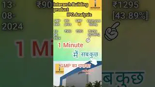 interarch Building ipo review | interarch ipo analysis - full details | #ipo, #gmp