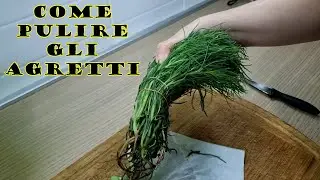Come pulire gli agretti