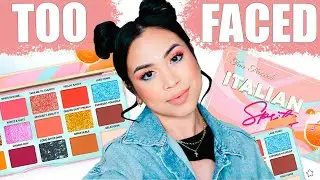 too faced ITALIAN SPRITZ 😱 colorful makeup look