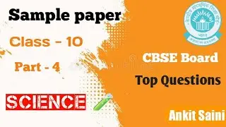 CBSE Sample paper class 10th ,, Science