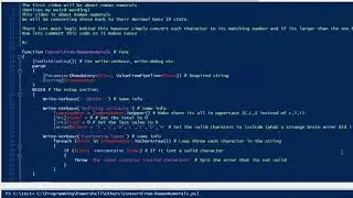 Roman Numerals with powershell