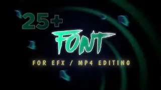 Best Font Pack For EFX || Download Free Font Pack || 20+ Font Pack Download For Free || #font_pack