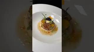 Seared Scallops Compressed Apple and Celeriac