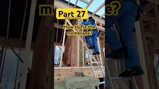How to secure a windproof membrane when building a frame house 