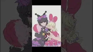 Identity V | Bloody Queen and Cheerleader Sanrio Crossover Fanart 