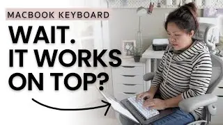 Keyboard That Sits On Your Macbook Pro - NuPhy NuType F1 Keyboard