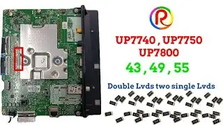 LG 43UP7740 , UP7750 , UP7800 Double Lvds two single Lvds