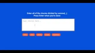 Random choice picker js  simple project for beginner  Md Sohan Ali, work24sohan