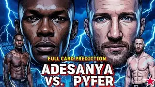 Adesanya Vs Pyfer Fight Prediction|Odds and Multiple Betting Tips.[Expert Analysis]