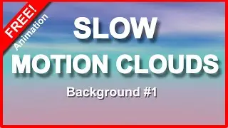 ✅ PURPLE SLOW Moving CLOUDS Background BG Green Screen SKY Video #1 Chroma Key Effects FULL HD FREE!