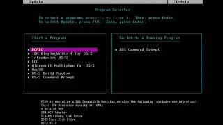 OS/2 Version 1.0 On PCEM