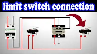 NO Limit switch connection | micro limit switch | limit switch motor control | ali technical power