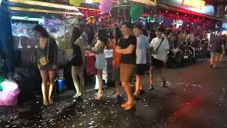 Bangkok late at night on New Years Day 2023