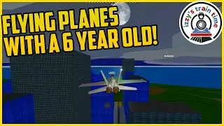 FLYING PLANES..WITH A 6 YEAR OLD! Roblox Flight Simulator!