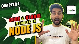 🚀 Node.js Core, Global and Third-Party Modules in Hindi 2024 🧑‍💻