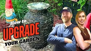 How I Upgraded a Garden with a Stacked Slate Urn