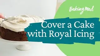 How to Cover a Cake With Royal Icing | Baking Mad