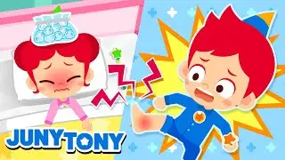 ¡Juny y Tony Están Enfermos! | Animales los Visitan | Canciones Infantiles | JunyTony en español
