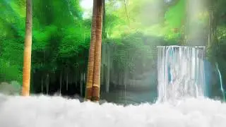 waterfall in the jungle