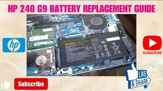 HP 240 G9 BATTERY REPLACEMENT GUIDE//HP HT03XL BATTERY//Step-by-Step Tutorial #battery