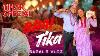 Putting Tika After Long Time -Tihar Special - BhaiTika - Safal's Vlog