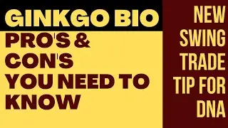 Gingko (DNA) Stock - Things you need to know + A swing trade tip.