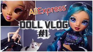 ✨ DOLL VLOG 1✨ Посылки с AliExpress, голова Сабрины, румбокс, прошивка Диа Манте и пересадки глаз ✨
