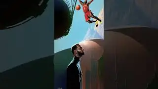 Ballin'...🏀⛹🏽‍♂️🌌⛹🏽‍♀️☄     #HyyAI #AI #deforum #aivideo