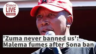 'Zuma never banned us from parliament': EFF's Julius Malema on Sona 2024 ban 