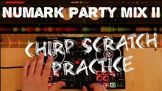 Funky Chirp Scratch Practice on Numark Party Mix 2 DJ Controller | Aaron Hall w. Redman - Curiosity