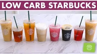 Low Carb / Keto Starbucks Drinks Iced Coffee & Iced Teas!