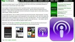 Tech News: Apple Quietly Releases Their Standalone Podcasts App (Ahead Of iOS 6)
