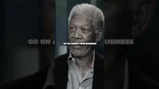 @morganfreeman “Don’t chase women!”⚡️Credit: @cnn..................