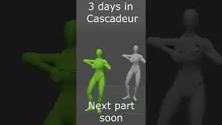 American Horror Show tribute / AHS dance in cascadeur #shorts #tribute  #gamedev #cascadeur