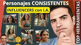 6 HERRAMIENTAS GRATIS para CREAR IMÁGENES con PERSONAJES CONSISTENTES con INTELIGENCIA ARTIFICIAL