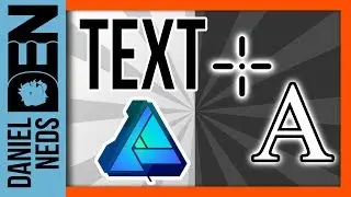 How to Use the Artistic Text Tool  in Affinity Designer