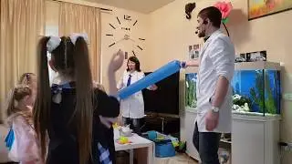 Развивающее видео - как выиграть в конкурсе по надуванию пакета! Секрет конкурса в конце!