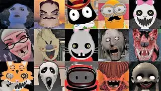 Caught Battle #36 | Granny 3 Ice Scream 4 Mr Hopps 2 Horror Brawl Nightmare Gate Secret Neighbor & +