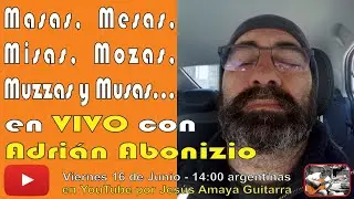 Entrevista Íntima a Adrián Abonizio en VIVO con Jesús Amaya...