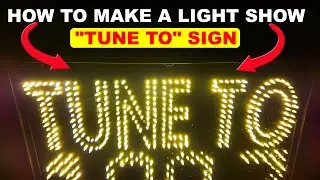 Easy FM Station Display | A Must-Have for Light Shows: 'Tune To' Sign