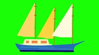 Green Screen : Ship Animation : No Copyrights