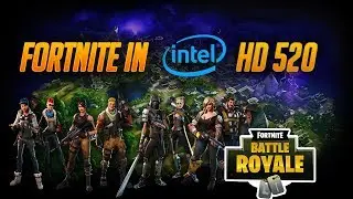 HD 520, i3- 6100u || Fortnite- Battle Royal- Low settings Gameplay |